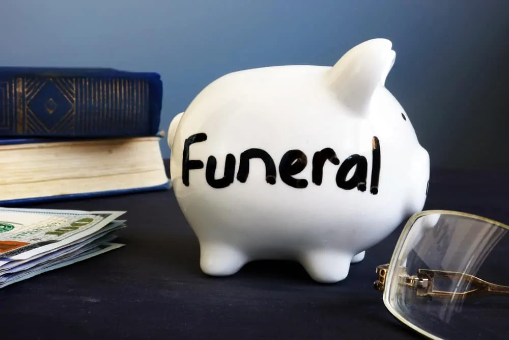 Picture of a piggy bank for funeral savings